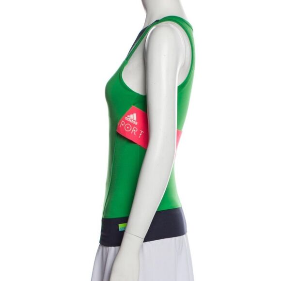 Adidas by Stella McCartney Climalite Green Tank Size M - Picture 2 of 4